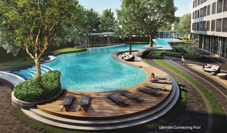 泰國曼谷高端建案 IDEO O2 游泳池