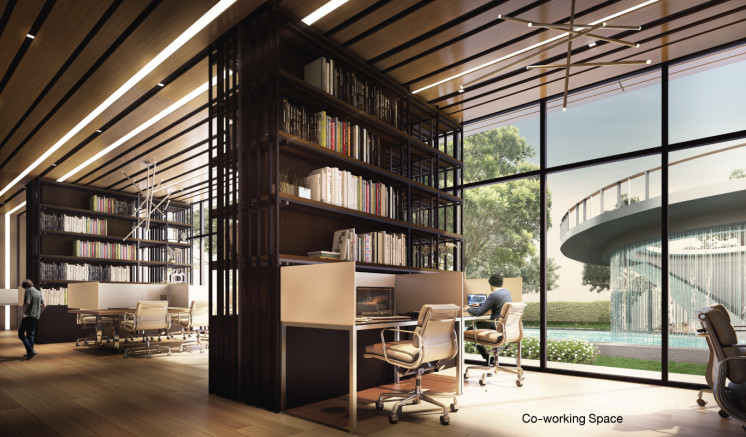 泰國曼谷高端建案 IDEO O2 圖書室